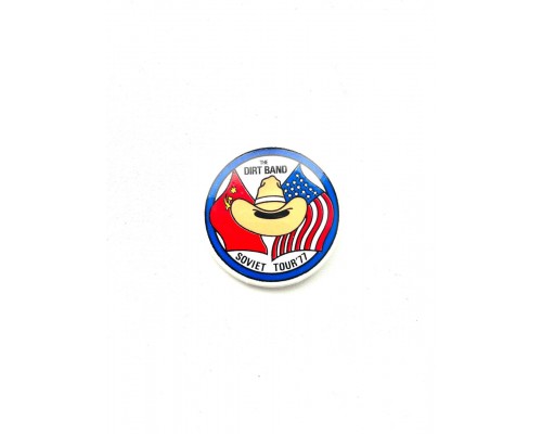 Значок "The dirt band soviet tour 77"