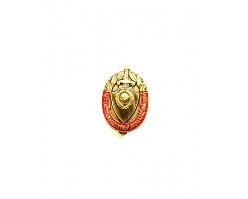 Знак "Заслуженный участковый инспектор милиции"