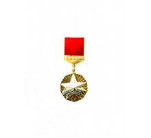 Знак ЦК ВЛКСМ «Молодой гвардеец пятилетки» II степени (серебряный)