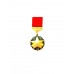 Знак ЦК ВЛКСМ «Молодой гвардеец пятилетки» 1-й степени (золотой)