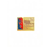 Значок "Латвия.Резекне. Конкурс красоты 80"