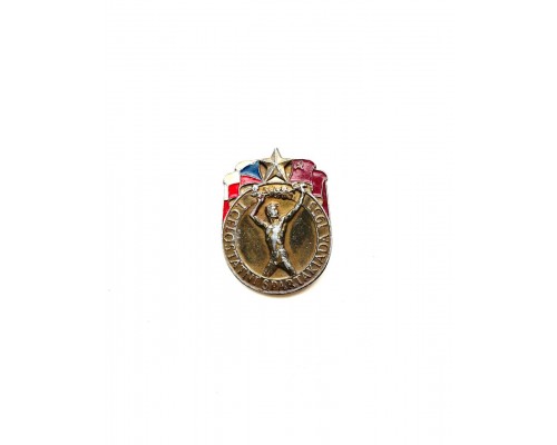 Знак Общегосударственная Спартакиада 1955 ЧССР