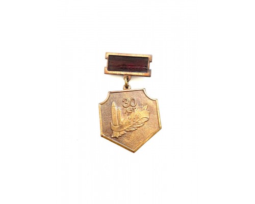 Знак "30 лет РВСН"