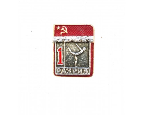 Знак "Первый разряд по спортивной гимнастике"