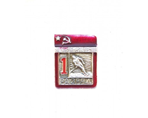 Знак "Первый разряд по водным лыжам"